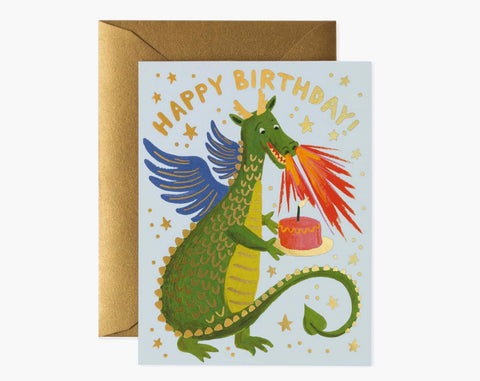 Birthday Dragon Card