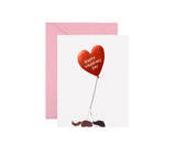 Valentines Day Balloon Card