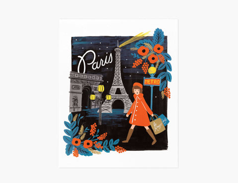 Travel Paris Art Print