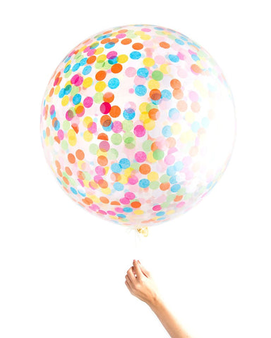 Jumbo Confetti Balloon - Multicolor