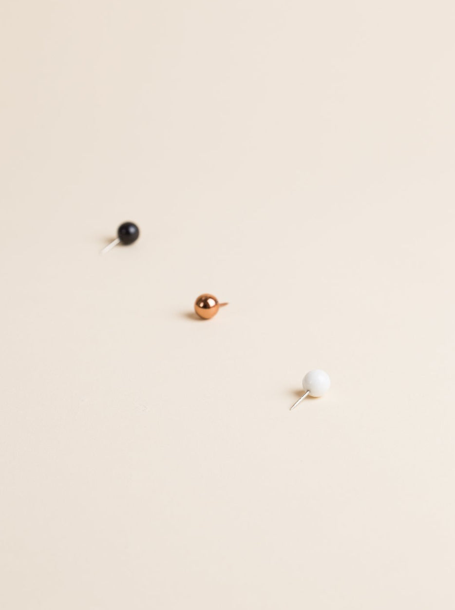 Sphere Push Pins - 60 count