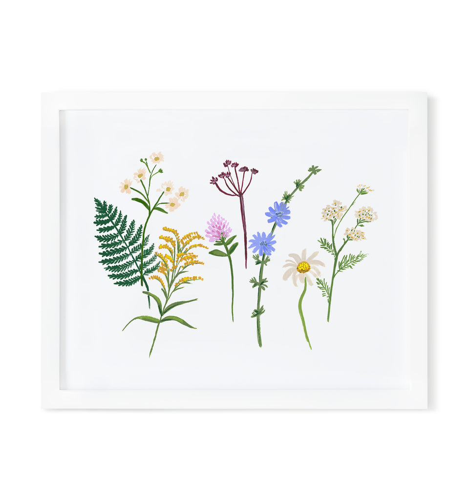 Wildflowers Art Print 8x10