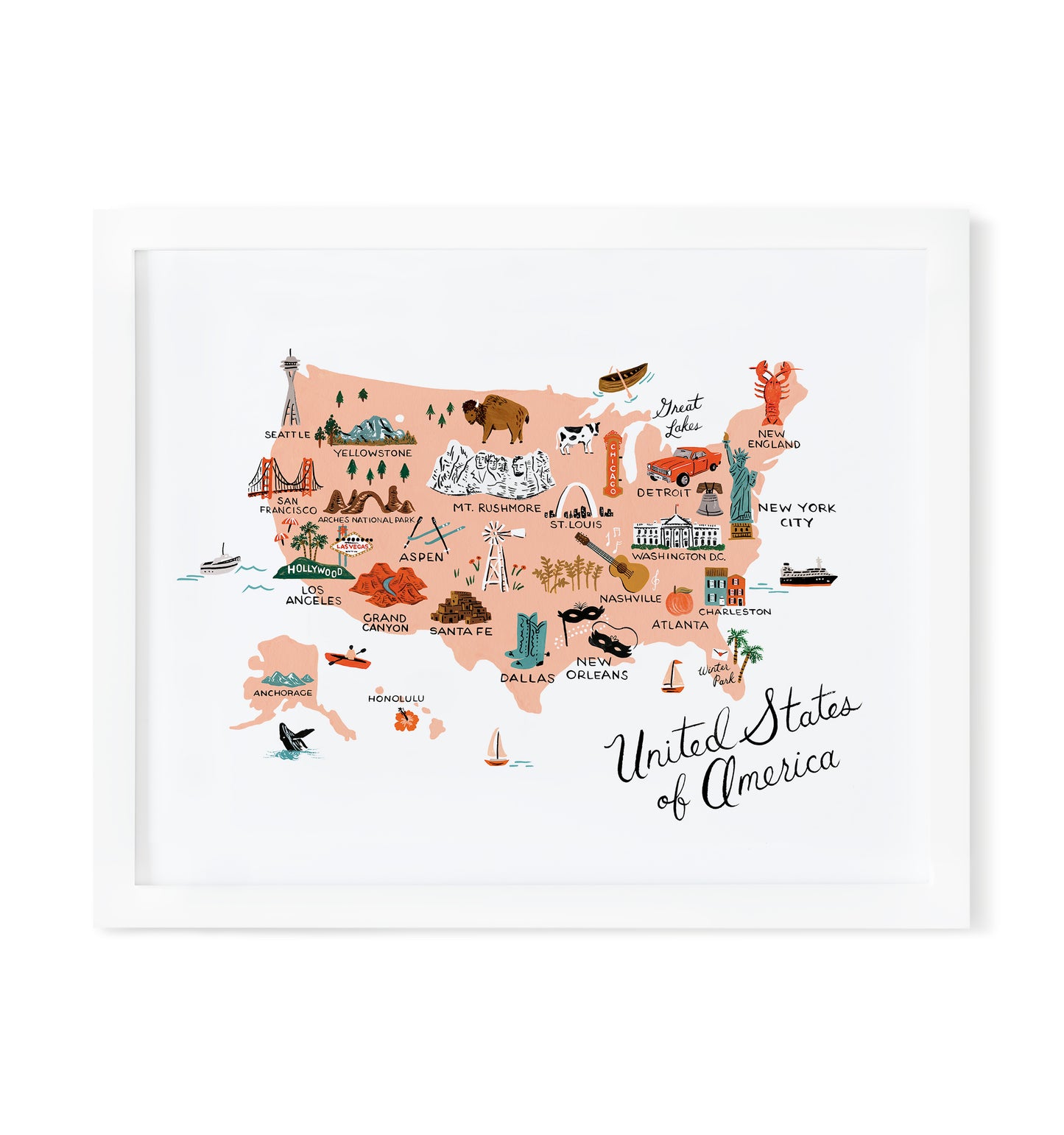 United States of America Art Print