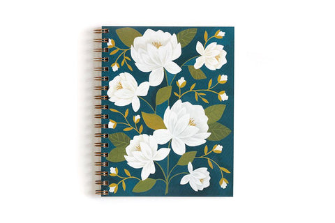 Raleigh Floral Spiral Notebook