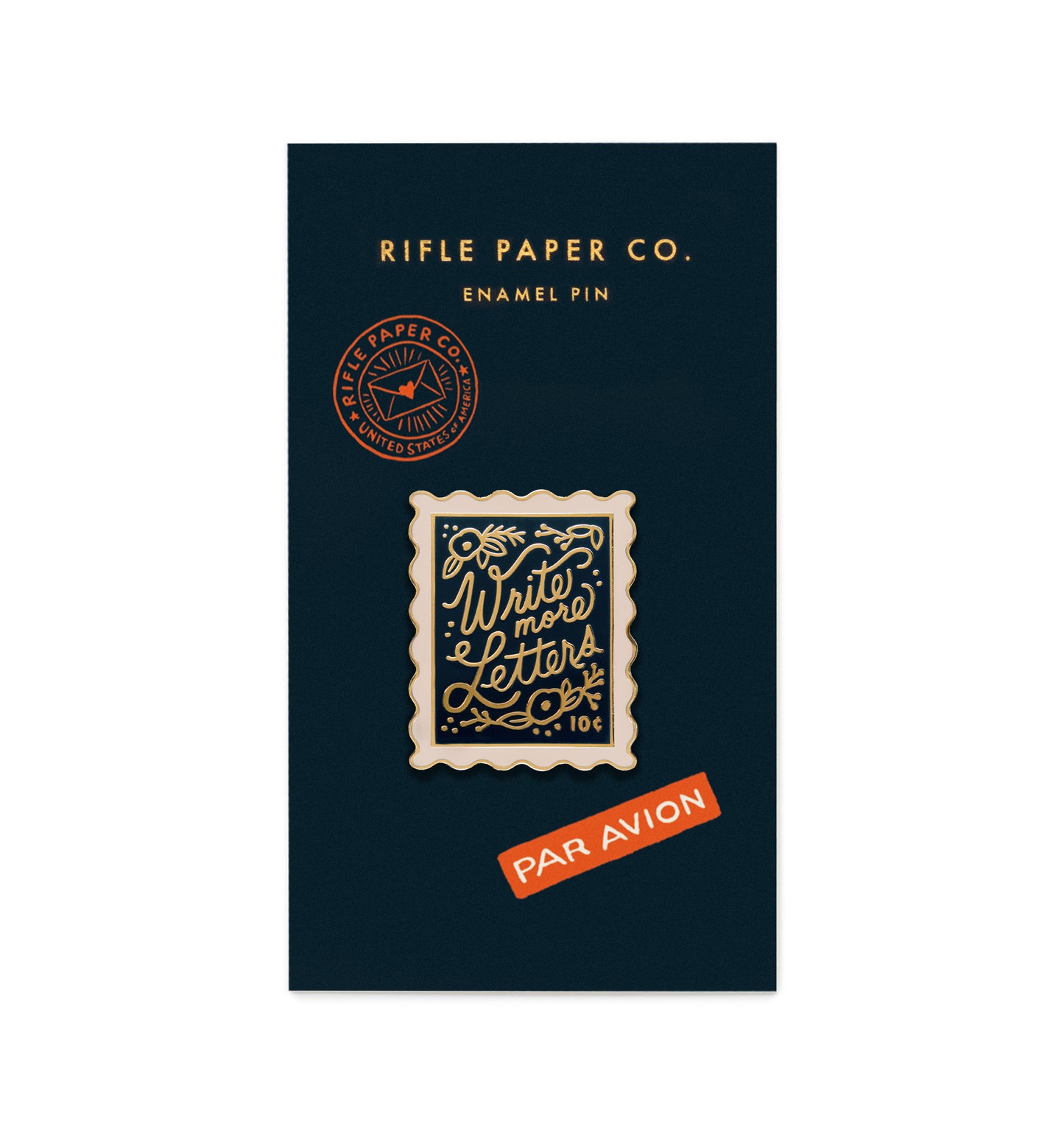 Stamp Enamel Pin