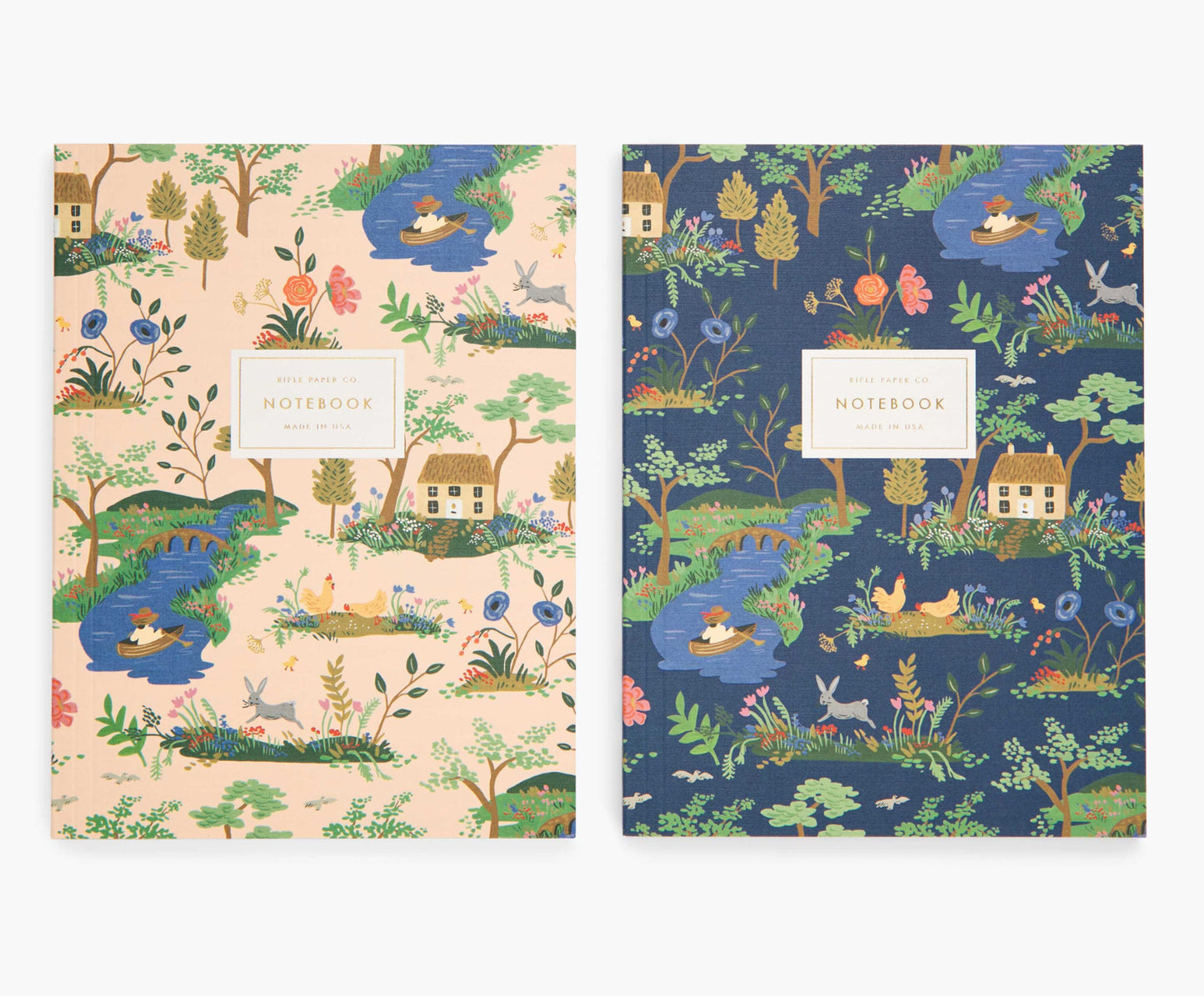 Garden Toile Notebook Set