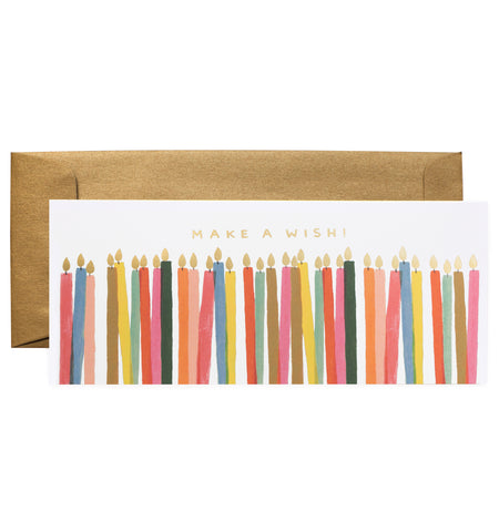 Make A Wish Candles Birthday Card