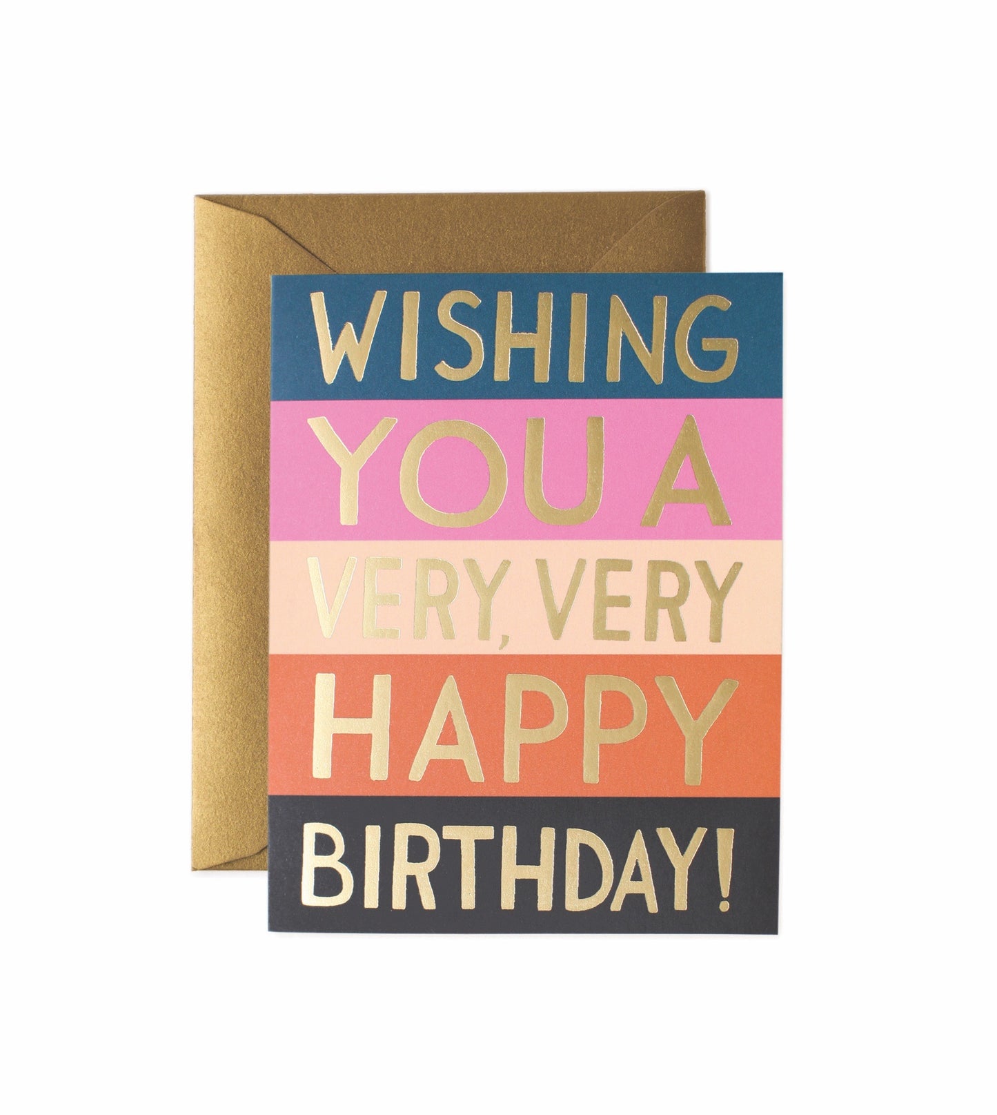 Color Block Birthday Card
