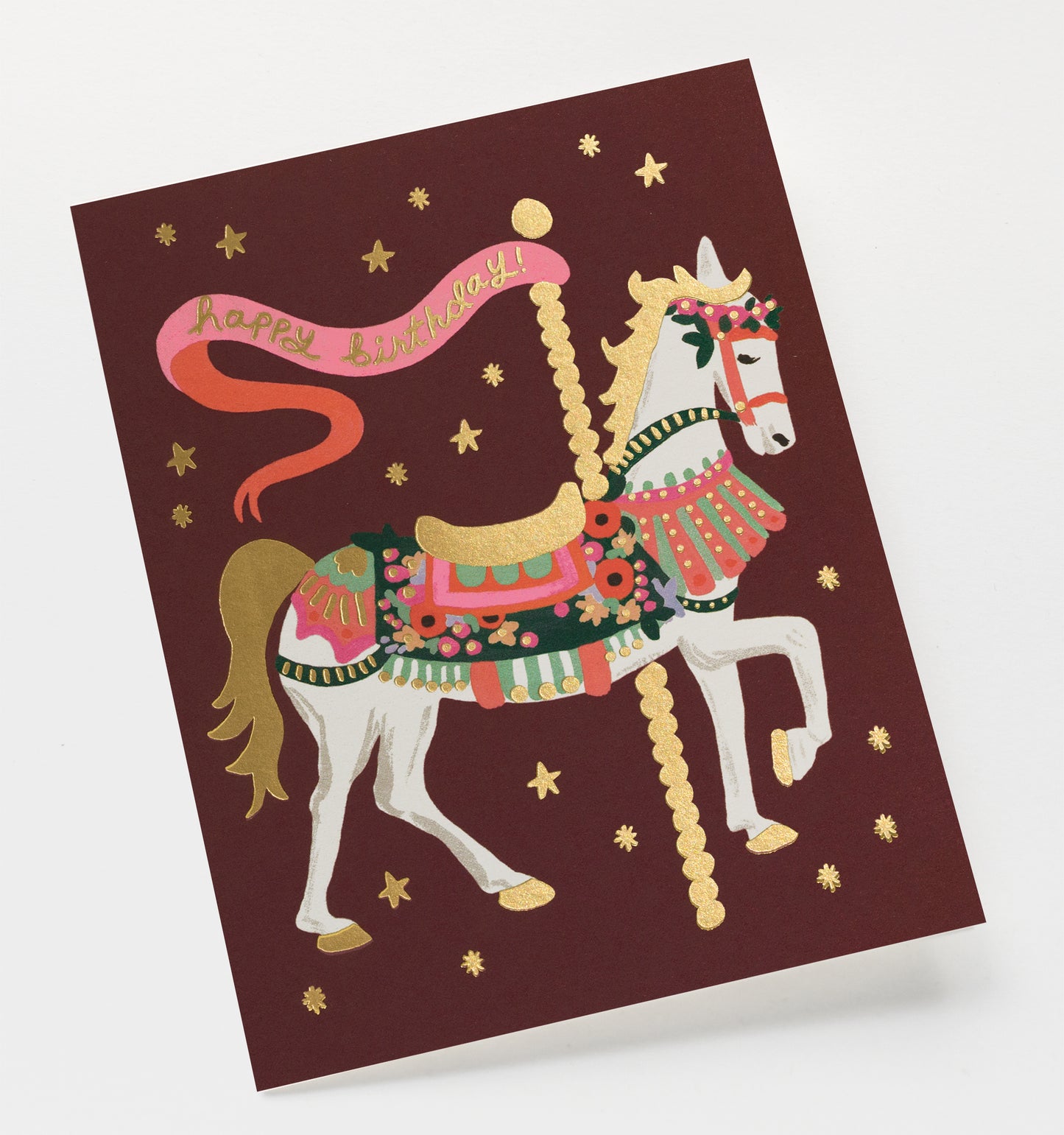 Carousel Birthday Card