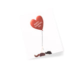 Valentines Day Balloon Card