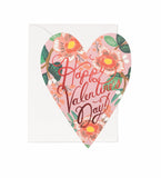 Heart Blossom Valentine Card