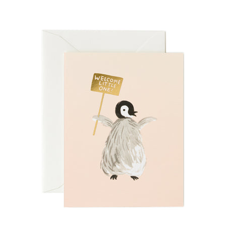 Welcome Penguin Card