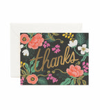 Birch Floral Thank You Card