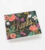 Birch Floral Thank You Card