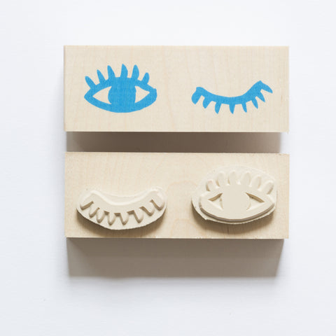 Eyes Wink Stamp