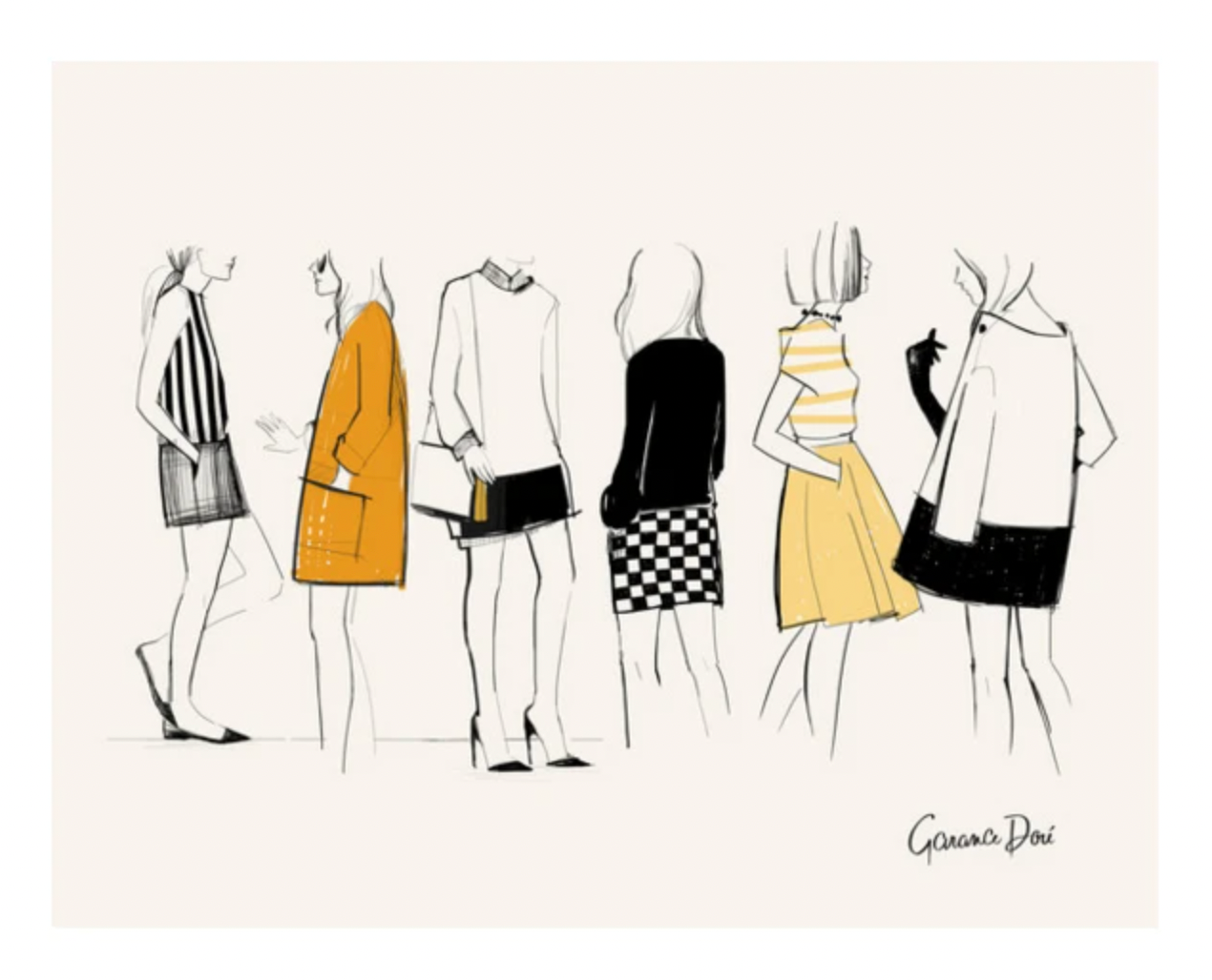 Garance Doré "Friends" Art Print