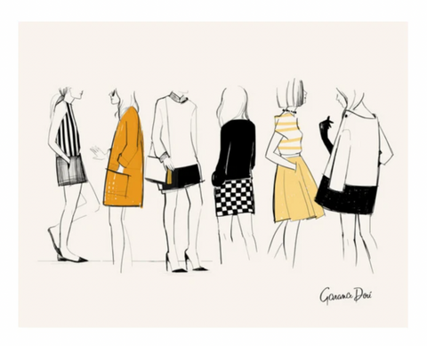 Garance Doré "Friends" Art Print