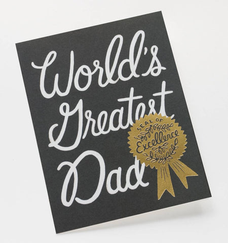 World's Greatest Dad Greeting Card