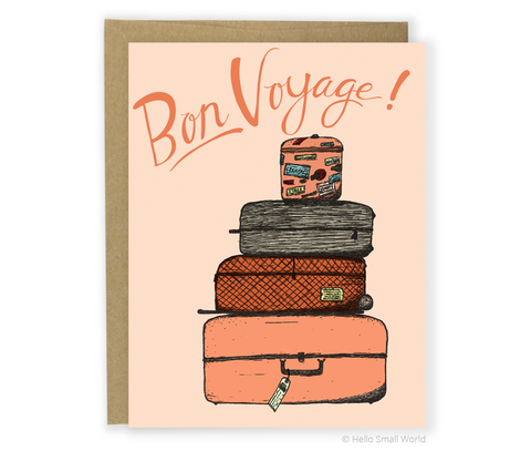 Bon Voyage Greeting Card