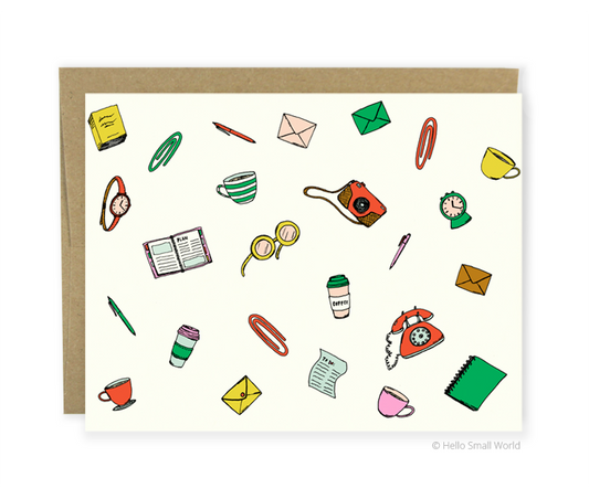 Busy Busy Greeting Card