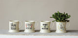 Inspirational Stoneware Mug, 4 Styles