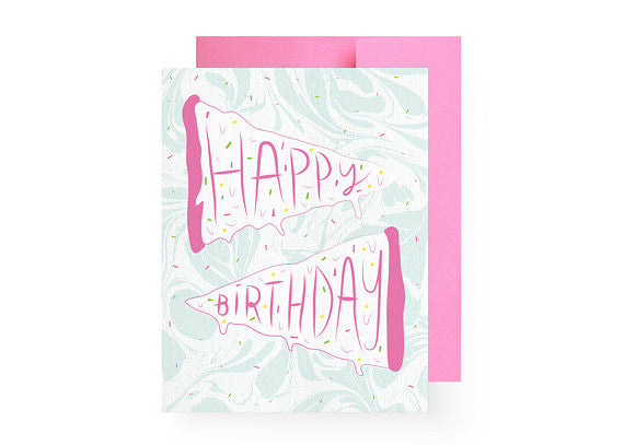 Pizza Pizza Birthday Greeting Card