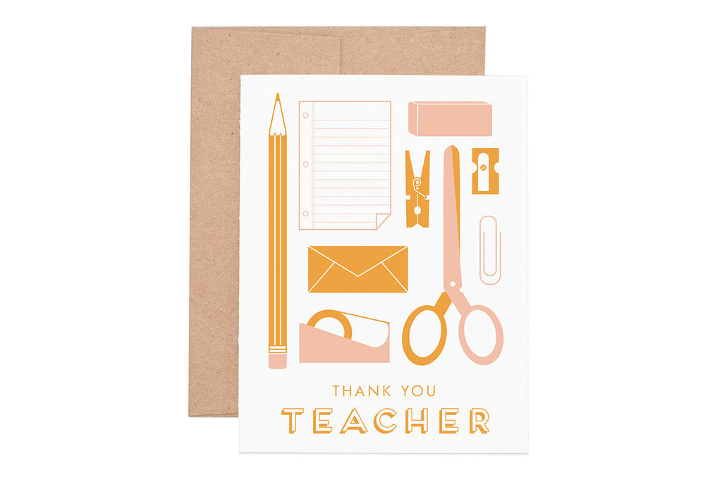 Teacher Appreciation Thank You Card