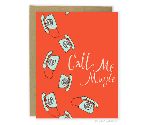 Call Me Greeting Card