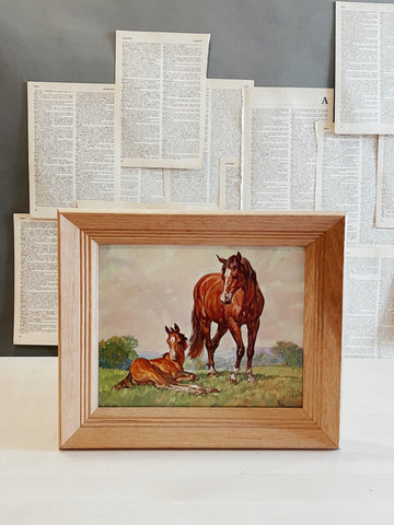 Vintage Horse Print // 1966