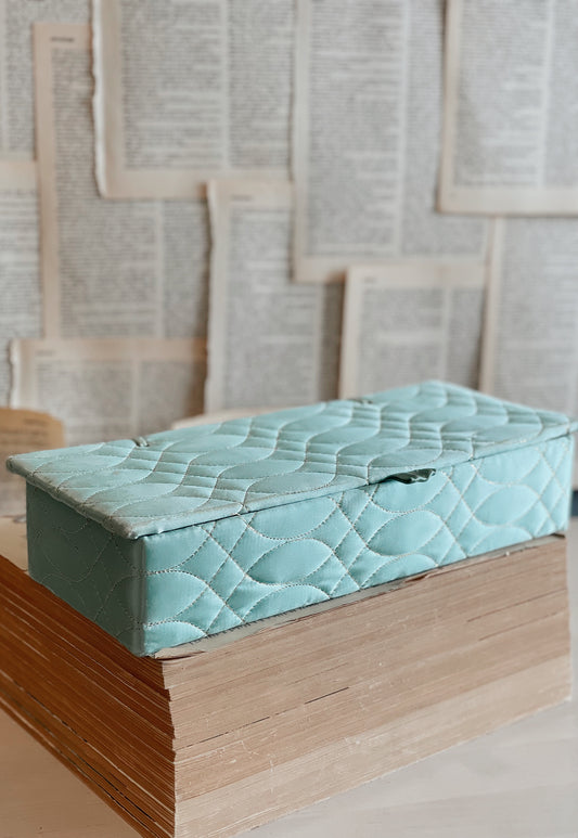 Vintage Silk Fabric Case // Boudoir