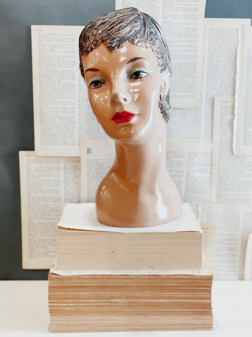 Vintage Mannequin Head - Hat Display