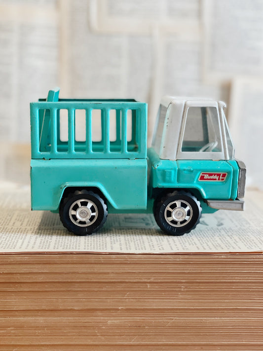 Vintage Small Turquoise Buddy L Toy Truck
