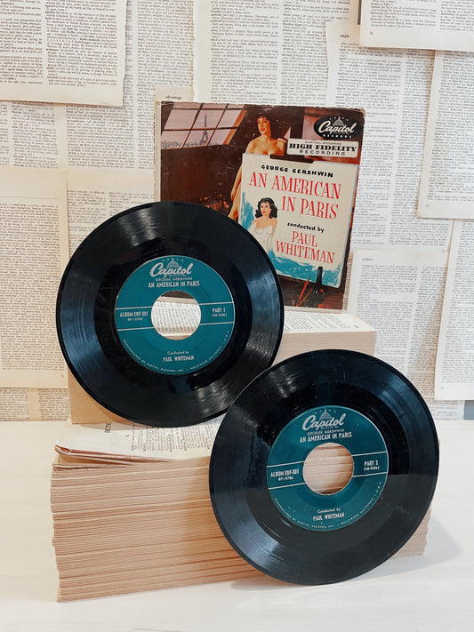 Vintage “An American In Paris” Records // 45 rpm