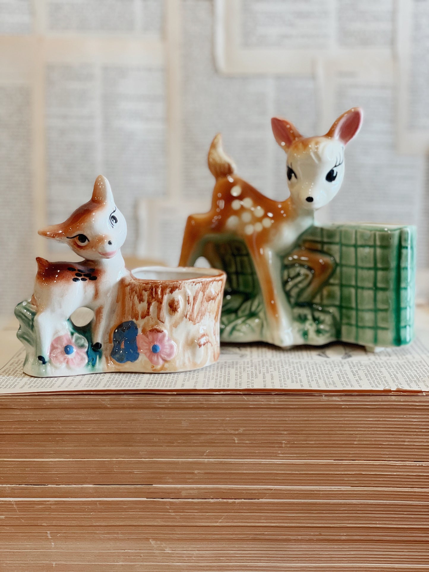 Little Fawn Planter // Vintage