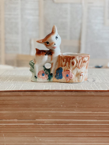 Little Fawn Planter // Vintage