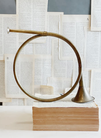 Vintage Brass Horn // Instrument // Music