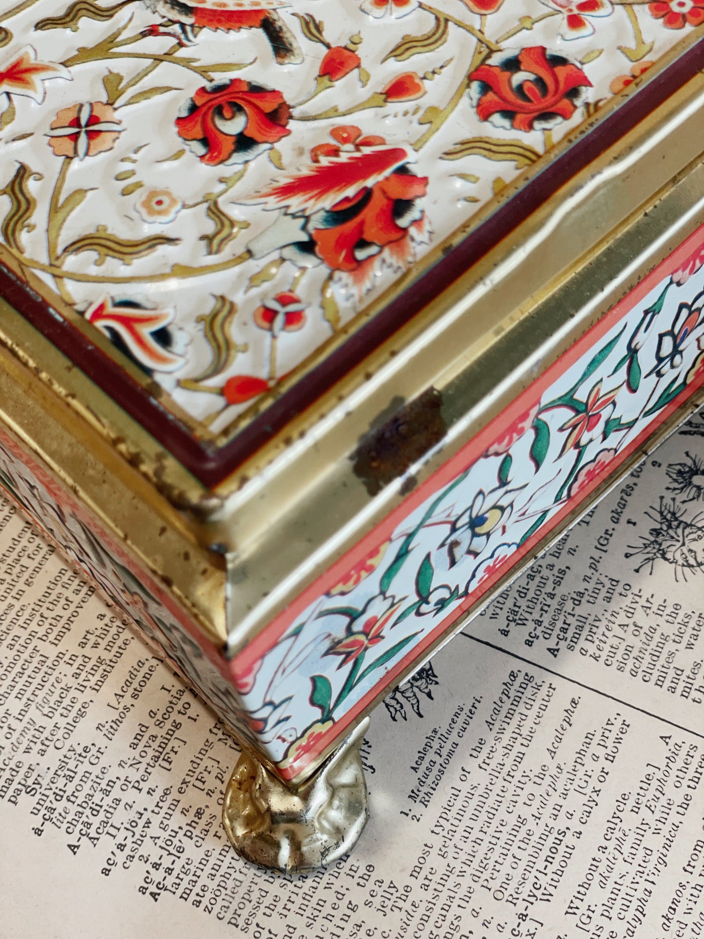 Vintage Ornate Tin
