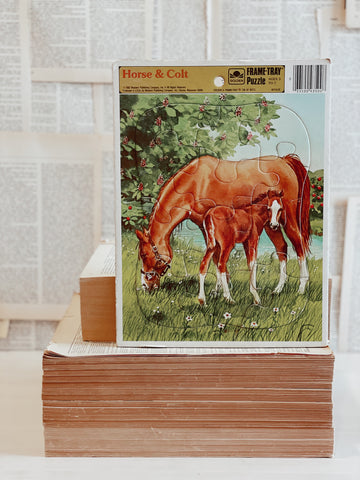 Vintage Horse and Colt Puzzle